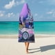 thumbnail image 5 of Battle Kitty Manta Capa con Capucha Anti-Bolitas, Manta de Lana Ártica Suave, Manta Portátil de Felpa Ligera y Lujosa, Poncho para Siesta en Casa y Oficina, 100*130cm, 5 of 6