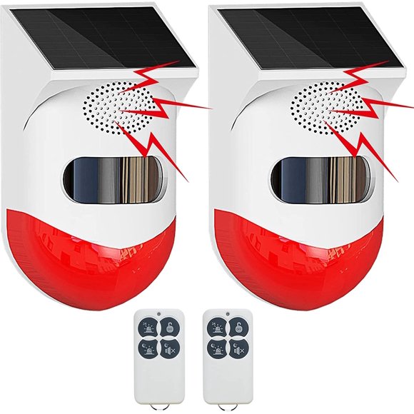 ALARMA ChunHee Solar con Sensor de Movimiento Impermeable