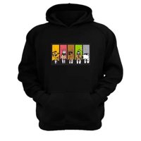 Genérico - Polerón Canguro Perros De La Calle Negro Talla Xs Unisex