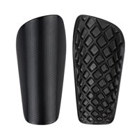 Frc - Canilleras De Futbol Talla Infantil Con Diseño Texturizado Negro