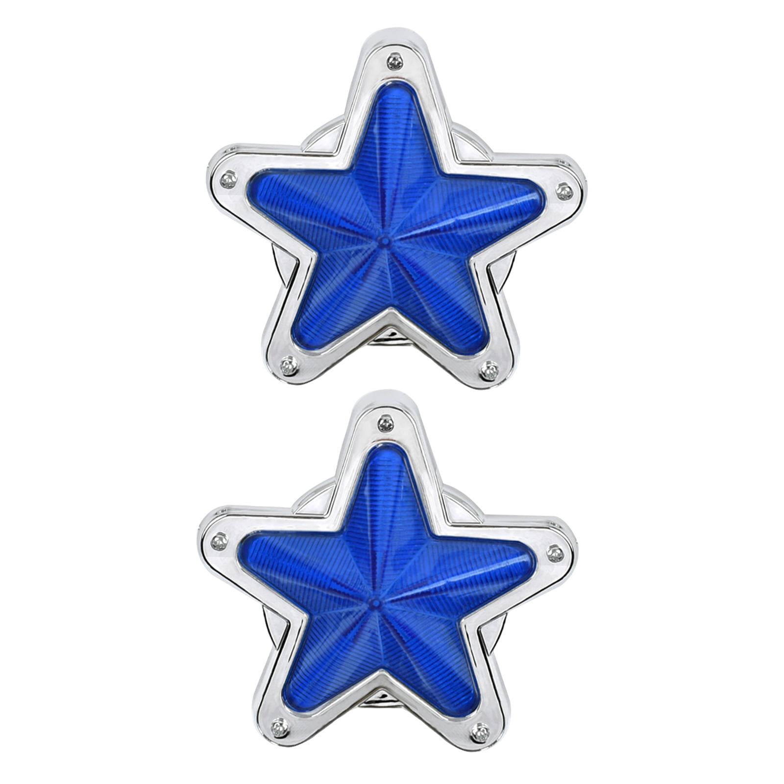 Magideal - 2 Luces Led De Señalización, Luces De Posición Laterales, Luces Intermitentes Para Coche, Luces Led De Repuesto Para Laterales Azul