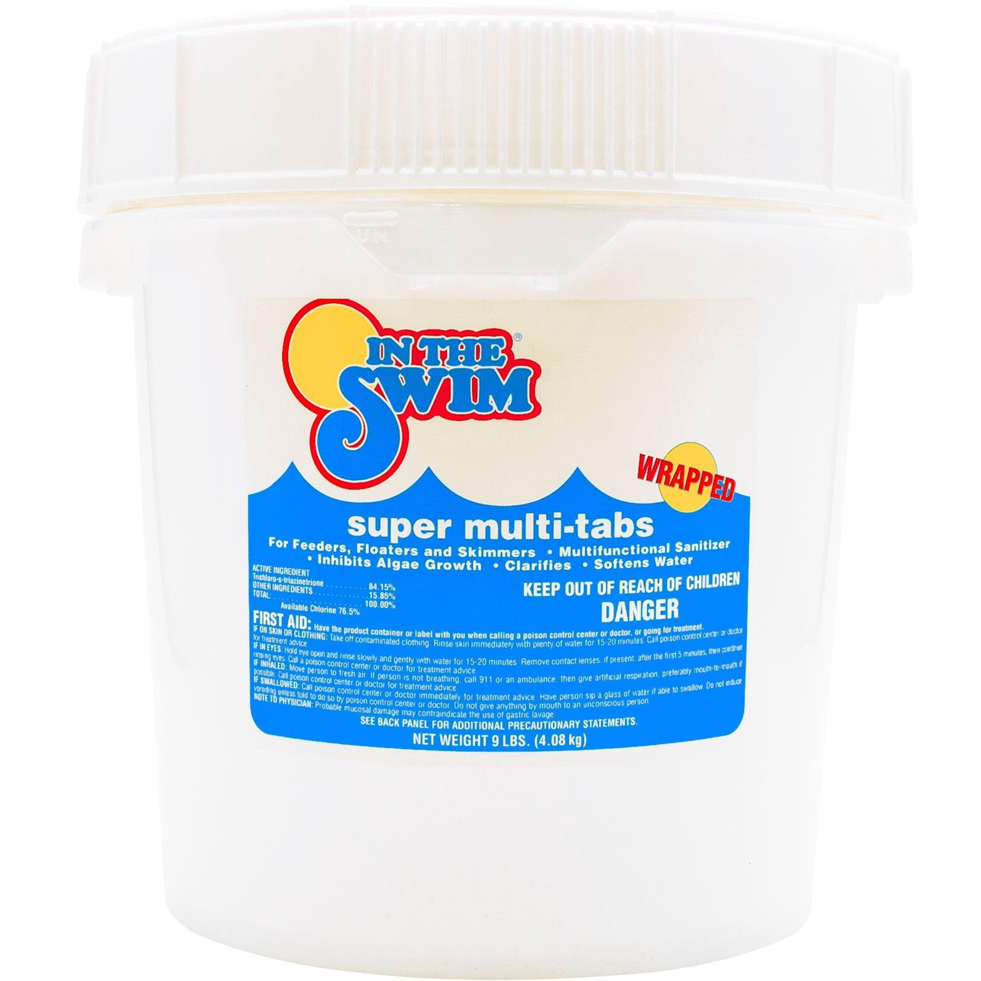 Sanitizante Para Piscina In The Swim Tabletas Multiacción 5 En 1 De 3" 4,1 Kg