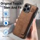 thumbnail image 4 of Funda Protectora con Correa para iPhone 14 Pro Resistente a Golpes Marrón, 4 of 6
