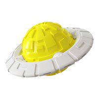 Ioensy - Juguetes Para Masticar Perros Para Perros Pequeños Medianos Grandes Cuidado De Los Dientes Juego Squeaky Toy Amarillo