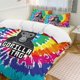 thumbnail image 1 of Tie Dye Hat Gorilla Tag Comforter Set Soft 3 Pcs Twin Bedding Sets Thicken for All Season, 1 of 5