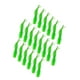 thumbnail image 3 of 20x Se?uelos De Pesca Suaves, Juego De Cebos De Cola En Espiral Para Agua Salada, Pesca En El Mar, Verde, 3 of 5