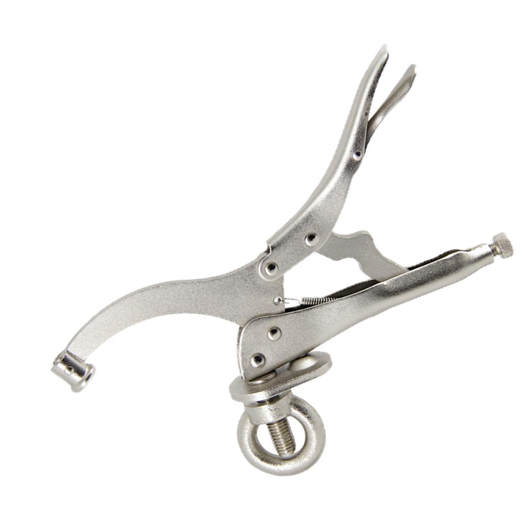 Magideal - Abrazadera De Prensa De Taladro De Resistencia, Tipo De Precisión, Tornillo De Banco Con Bloqueo Y Liberación, Tornillo De Material Acero Para Abrazaderas 9 Pulgadas