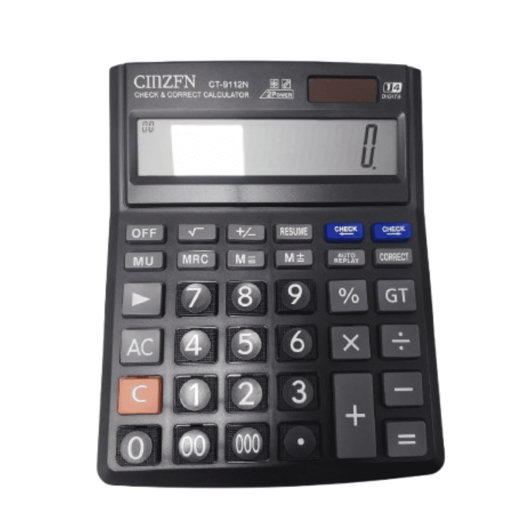Genérico - Calculadora Electronica Cinzfn Ct-9112n Negro