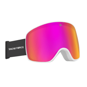 Snow Force - Antiparras Magnéticas Ski & Snowboard North Pole / Fucsia - Blanco - Negro