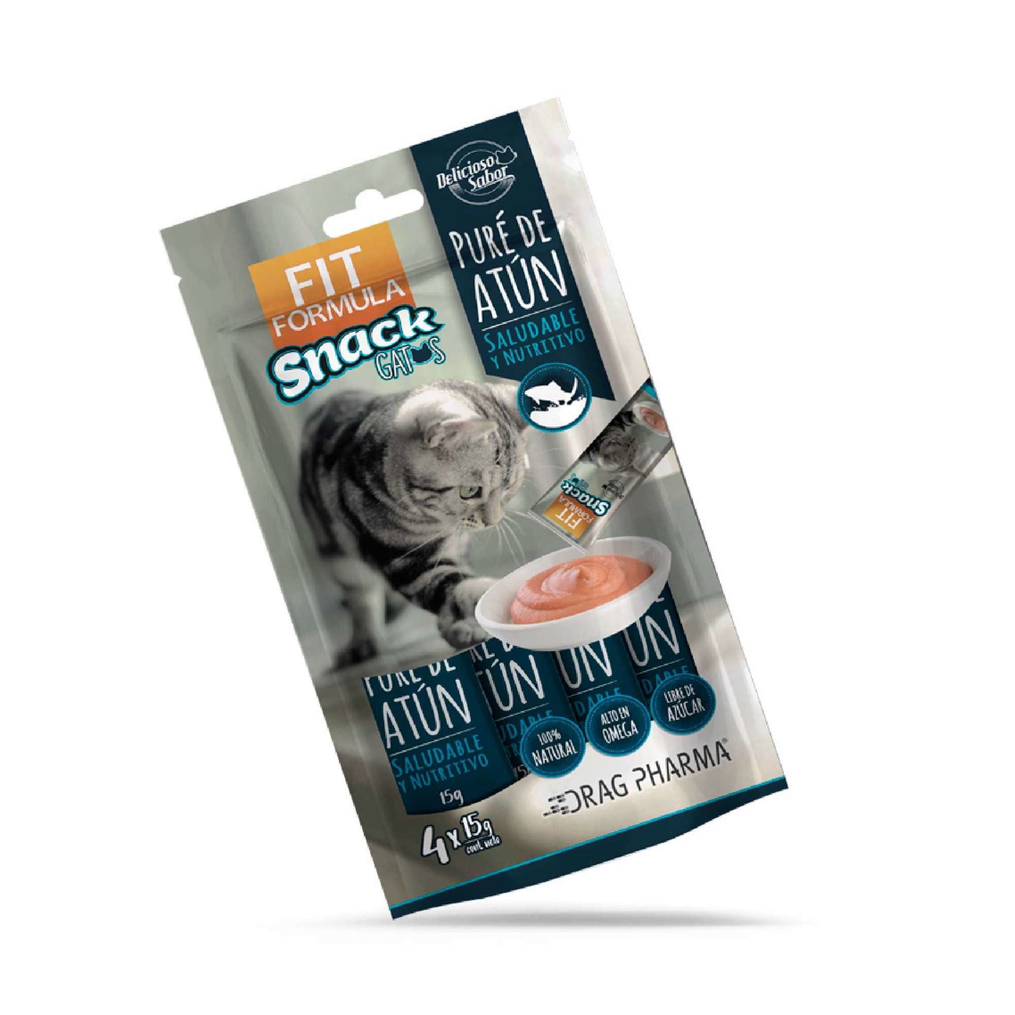 Fit - Puré Cremoso Gato Adulto Sabor Atún Sachet