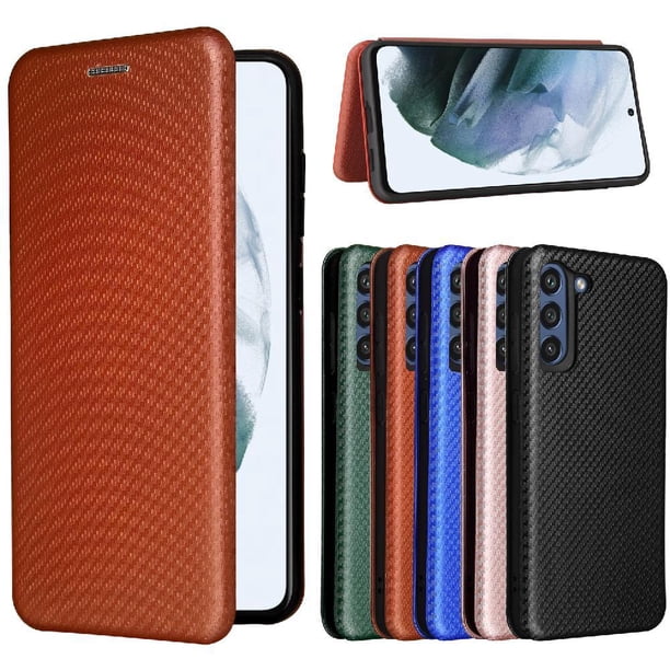 Funda Flip para FOXDOCK Samsung Galaxy S21 FE - Funda magnética de negocios, funda protectora delgada