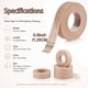 thumbnail image 2 of Cinta nasal AHHALFFY 1,3 cm × 9 m, 3 rollos, color beige, 2 of 7