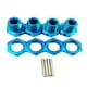 thumbnail image 3 of Adaptador De Buje De Rueda Hexagonal De 17 Mm Actualización De Ensamblaje De Oruga 1/8 Para Arrma Talion Blue, 3 of 5
