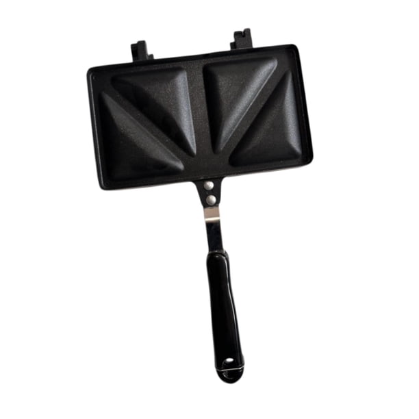 Sartén para sándwiches, sartén, bandejas para tortillas fáciles de limpiar, máquina para hacer gofres, sartén doméstica para cocinar al aire libre, ma B