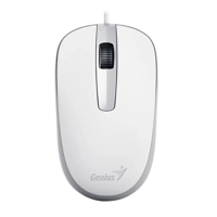 Genius - Clasico Mouse Optico Dx-120 Usb-A Blanco