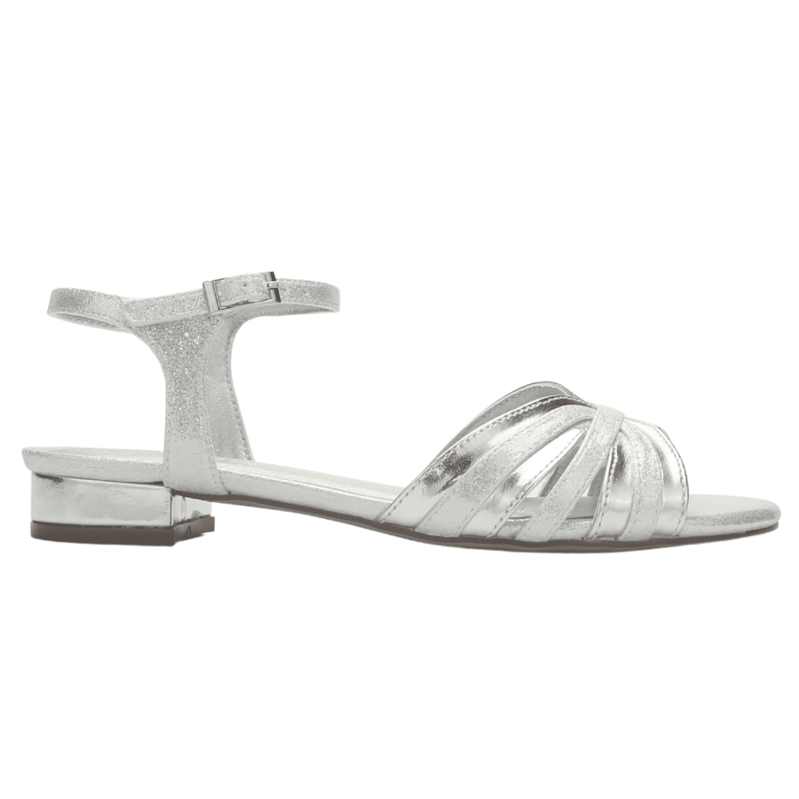 Sandalia Mujer Chalada Fadialow20 Plateado Casual