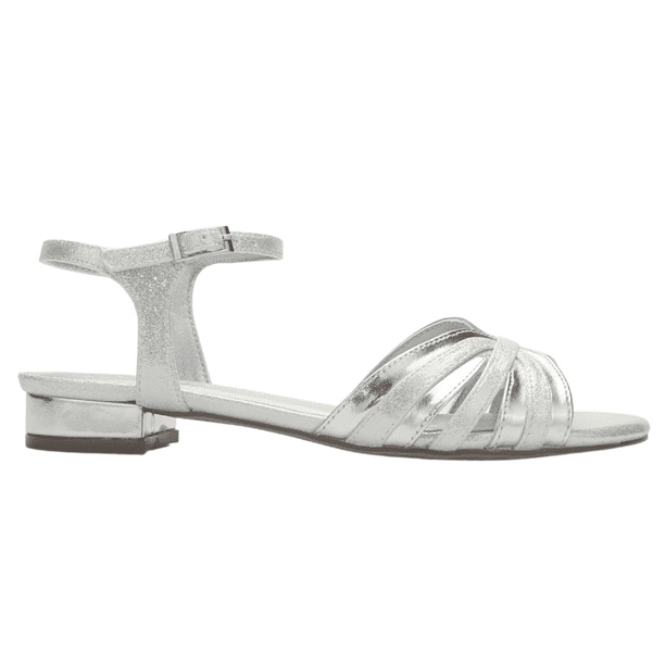 Sandalia Mujer Chalada Fadialow20 Plateado Casual