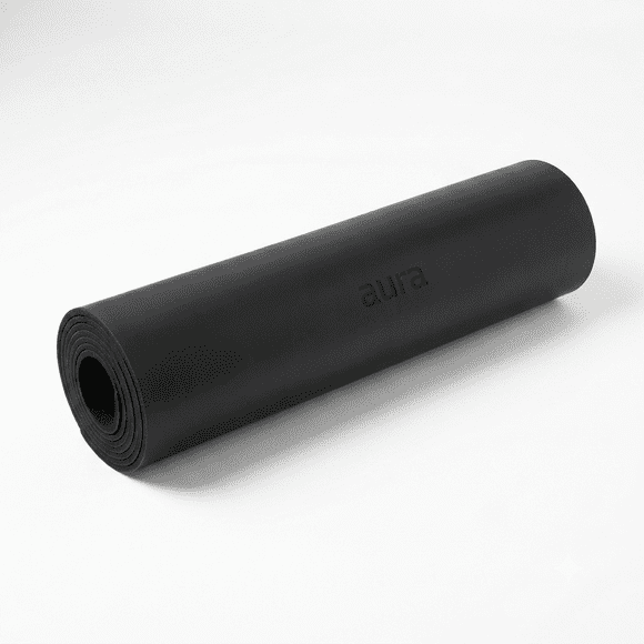 Mat de Yoga Profesional Aura Negro