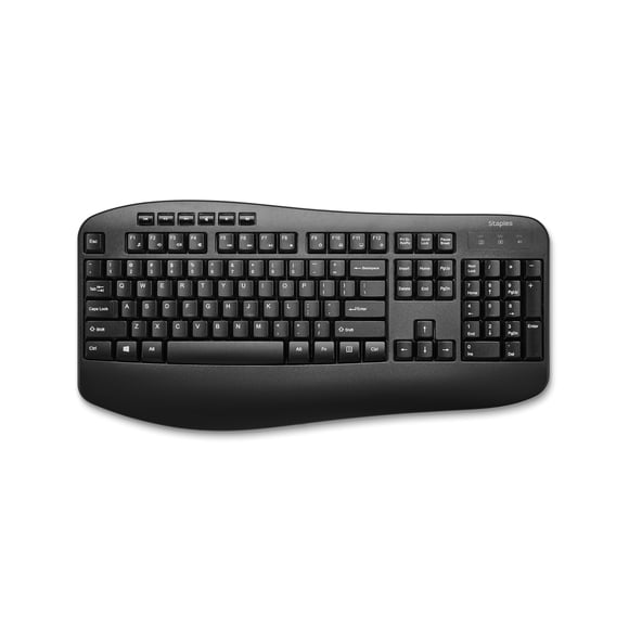Teclado Inalámbrico Staples TECH Confortable y Silencioso con Receptor USB