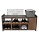 thumbnail image 2 of Mueble Recibidor Zapatero 1 Puerta Gris Y Café Oscuro, 2 of 10