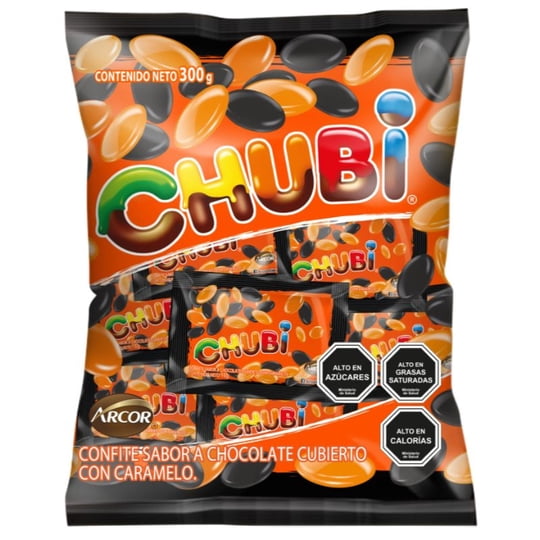 Chubi Chocolate De Halloween 300 g Arcor
