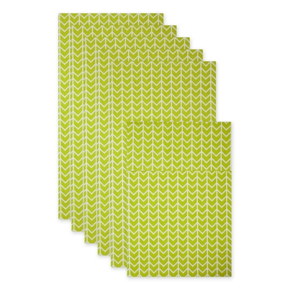 Fridge Liner DII Collection Aguacate Herringbone 12 x 24 cm, paquete de 6