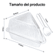 thumbnail image 2 of Envase triangular porta torta con tenedor 200u, 2 of 3