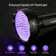 thumbnail image 2 of Linterna UV GLOSSDAY Linterna de luz negra 128 LED, 2 of 6
