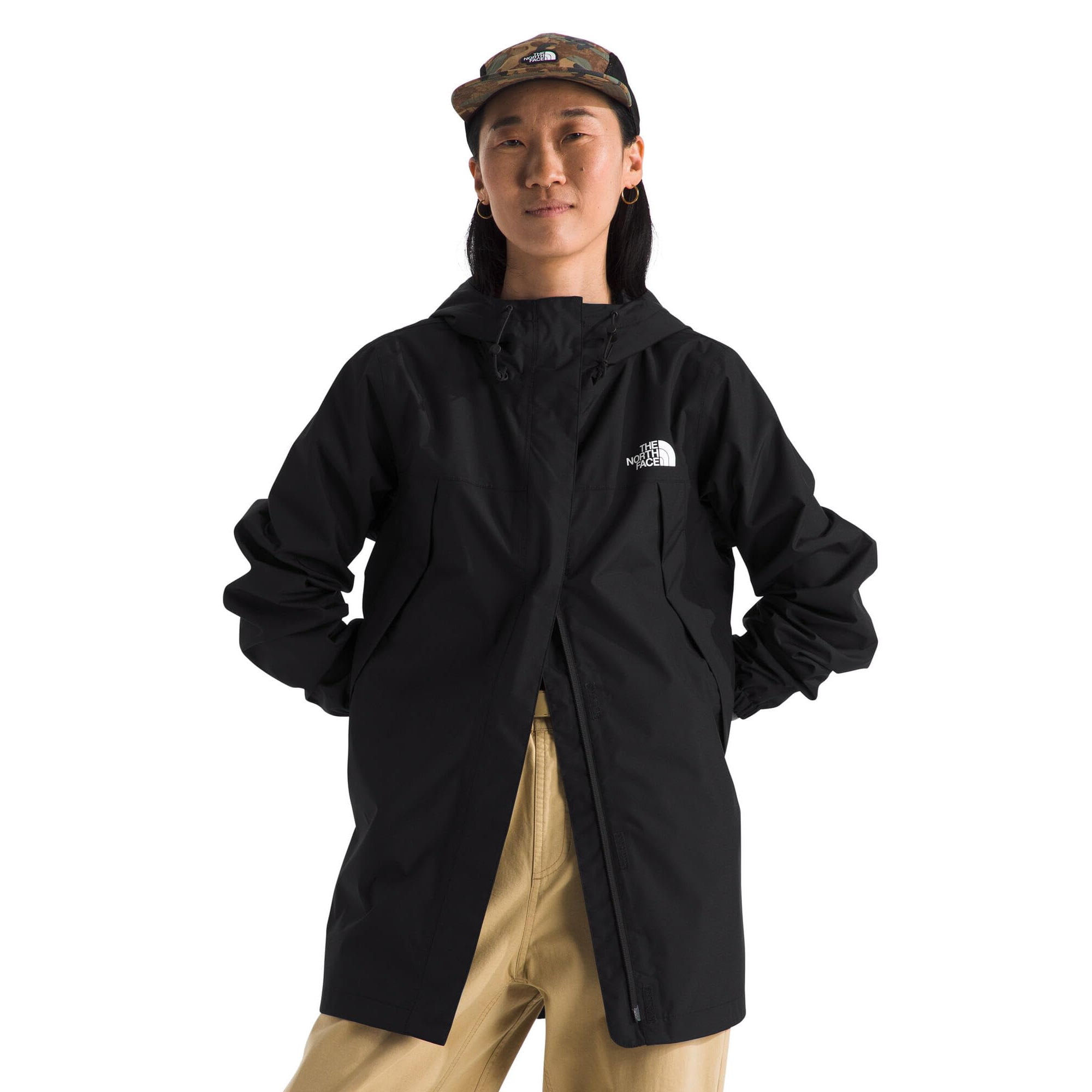 Chaqueta The North Face Antora Rain Parka Negra M Para Mujer
