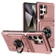 thumbnail image 2 of Para Samsung Galaxy S23 Ultra 5G Funda de Teléfono con Soporte de Anillo para Dedo y Pata de Apoyo, Ranuras para Tarjetas, Resistente a Golpes, Resistente, Protectora, Compatible con Soporte, 2 of 7