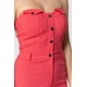 thumbnail image 4 of Minivestido sin Tirantes y con Botones, 4 of 5