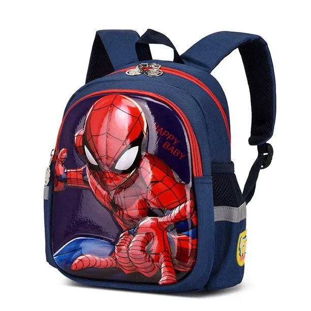 New Disney cartoon Avengers 3D Spider-Man boys School Bag New Kindergarten Baby Children's Small Backpack Cute Backpack