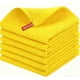 thumbnail image 1 of Juego De Toallas Suxumhao De Cocina Con Patrón De Waffle Amarillo 6 Piezas, 1 of 3