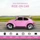 thumbnail image 3 of Coche eléctrico para niños Aosom Volkswagen Beetle 6V Pink, 3 of 3