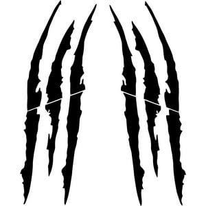 Rienda Libre - Sticker Garra Monster Tribal Auto Camioneta Suv