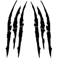 Rienda Libre - Sticker Garra Monster Tribal Auto Camioneta Suv
