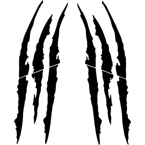 Rienda Libre - Sticker Garra Monster Tribal Auto Camioneta Suv