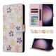 thumbnail image 2 of FOXDOCK Funda Tipo Cartera Floral para Samsung Galaxy S24 Ultra ,Funda con Tapa de Cuero PU, Protección Antigolpes con Ranuras para Tarjetas y Soporte, 2 of 5