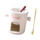thumbnail image 4 of Taza Para Fondue, Para Derretir Queso, Mantequilla, Para Derretir Postres Caseros, Taza Para Derretir Chocolate, Color Blanco, 4 of 5