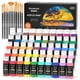 thumbnail image 1 of Set de pintura acrílica Shuttle Art, 50 colores, botellas de 60 ml, 1 of 8
