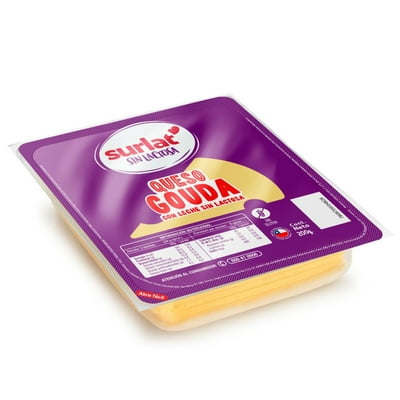 Queso Gauda Sin Lactosa Laminado 200 G Surlat