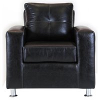 Muebles América - Sofá George 1 Cuerpo Negro