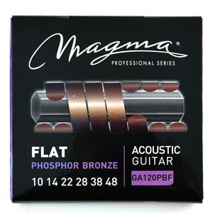 Set Cuerdas Guitarra Acustica Flat Ga120Pbf Magma