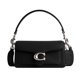 thumbnail image 1 of Bandolera Coach Tabby 20 de piel pulida negra y plateada, 1 of 6