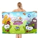 thumbnail image 1 of Om Nom Toalla de playa de secado rápido con diseño temático, regalo para mujeres y niñas, ideal para cumpleaños, fans, amantes de la música, uso en la playa o al aire libre, 78 × 150 cm, 1 of 6