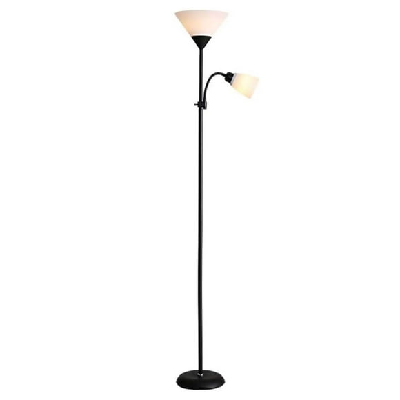 Lampara De Pie Ajustable Nordica Elegante Decorativa Negro