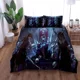 thumbnail image 1 of Witches Girls Duvet Cover Set Double Bed Linen Set Bed Sheets, 1 of 5