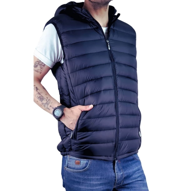 Parka Sin Mangas Hombre Chaqueta Calidad Premium Gruesa 909