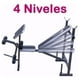 thumbnail image 4 of Banco Multifuncional Centurfit Gym Pecho Bicep 5 En 1 Pesas Gris, 4 of 5