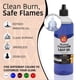 thumbnail image 2 of Aceite de Parafina Ner Mitzvah - Azul, sin humo, sin olor, combustión limpia, combustible para uso interior y exterior con tapa de llenado fácil y pico vertedor - 945 ml, 2 of 9